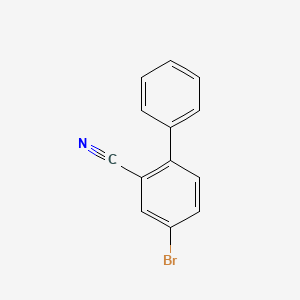 molecular formula C13H8BrN B14017263 4-Bromo-2-cyanobiphenyl 