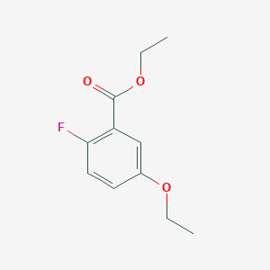 molecular formula C11H13FO3 B14017557 Ethyl 5-ethoxy-2-fluorobenzoate 
