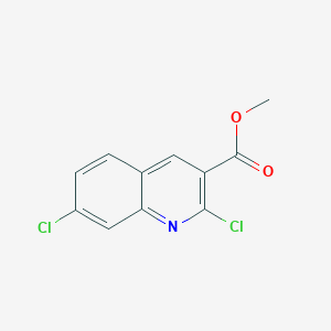 molecular formula C11H7Cl2NO2 B14017594 Methyl 2,7-dichloroquinoline-3-carboxylate 