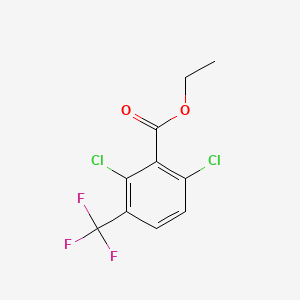 molecular formula C10H7Cl2F3O2 B14017597 Ethyl 2,6-dichloro-3-(trifluoromethyl)benzoate 