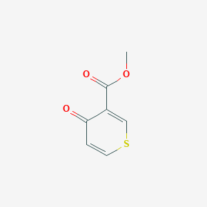 molecular formula C7H6O3S B14017848 Methyl 4-oxothiopyran-3-carboxylate CAS No. 61306-81-8