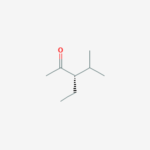 molecular formula C8H16O B140179 (3S)-3-Ethyl-4-methylpentan-2-one CAS No. 125873-70-3