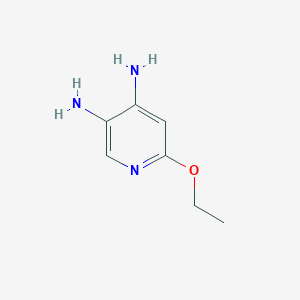 molecular formula C7H11N3O B14017902 3,4-Diamino-6-ethoxypyridine 
