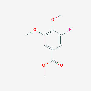 molecular formula C10H11FO4 B14018012 Methyl 3-fluoro-4,5-dimethoxybenzoate 