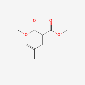 molecular formula C9H14O4 B14018013 Propanedioic acid, (2-methyl-2-propenyl)-, dimethyl ester CAS No. 50598-40-8