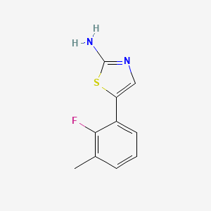 molecular formula C10H9FN2S B14018024 5-(2-Fluoro-3-methylphenyl)thiazol-2-amine 