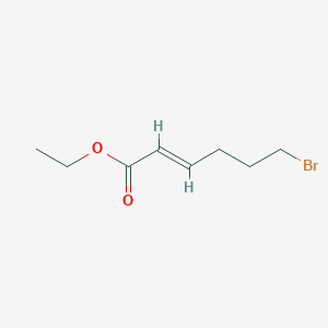 molecular formula C8H13BrO2 B14018338 Ethyl (2E)-6-bromohex-2-enoate 