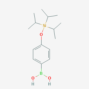 molecular formula C15H27BO3Si B140185 4-(Triisopropylsilyloxy)phenyl Boronic Acid CAS No. 643090-93-1