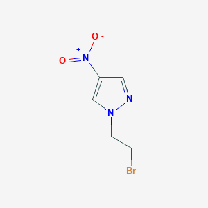 molecular formula C5H6BrN3O2 B14018526 1-(2-bromoethyl)-4-nitro-1H-pyrazole 
