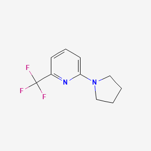 2-(Pyrrolidin-1-yl)-6-(trifluoromethyl)pyridine