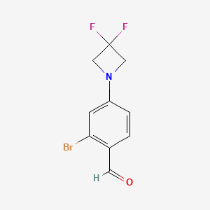 2-Bromo-4-(3,3-difluoroazetidin-1-yl)benzaldehyde