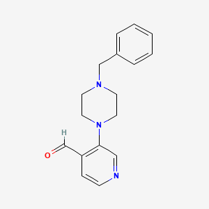 3-(4-Benzylpiperazin-1-yl)isonicotinaldehyde