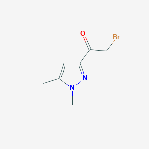 molecular formula C7H9BrN2O B1401911 2-bromo-1-(1,5-dimethyl-1H-pyrazol-3-yl)ethanone CAS No. 1420981-12-9
