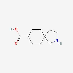 molecular formula C10H17NO2 B1401913 2-Azaspiro[4.5]decane-8-carboxylic acid CAS No. 1363381-86-5
