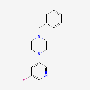 1-Benzyl-4-(5-fluoropyridin-3-yl)piperazine
