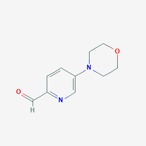 molecular formula C10H12N2O2 B1401918 5-Morpholinopicolinaldehyde CAS No. 1126370-08-8