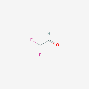 molecular formula C2H2F2O B14019234 Difluoroacetaldehyde CAS No. 430-69-3