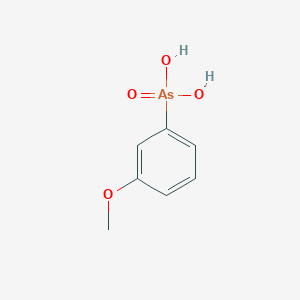 molecular formula C7H9AsO4 B14019239 (3-Methoxyphenyl)arsonic acid CAS No. 7400-88-6