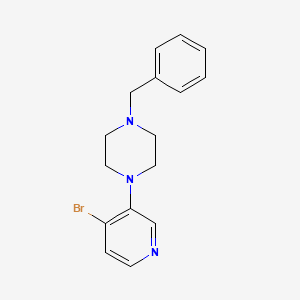 molecular formula C16H18BrN3 B1401931 1-Benzyl-4-(4-bromopyridin-3-yl)piperazine CAS No. 1774897-09-4