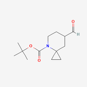 molecular formula C13H21NO3 B14019393 Tert-butyl 7-formyl-4-azaspiro[2.5]octane-4-carboxylate CAS No. 2306277-79-0