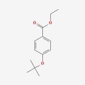 molecular formula C13H18O3 B14019503 4-tert-Butoxybenzoic acid ethyl ester 
