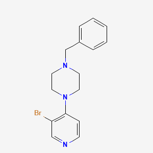 molecular formula C16H18BrN3 B1401957 1-Benzyl-4-(3-bromopyridin-4-yl)piperazine CAS No. 1713160-08-7