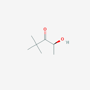 molecular formula C7H14O2 B140196 (4S)-4-Hydroxy-2,2-dimethylpentan-3-one CAS No. 129215-75-4