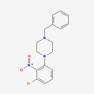 2-(4-Benzylpiperazin-1-yl)-6-bromonitrobenzene