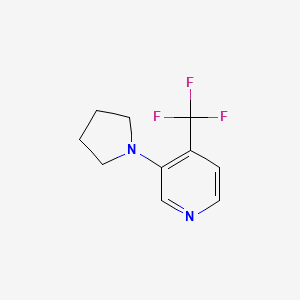 3-(Pyrrolidin-1-yl)-4-(trifluoromethyl)pyridine
