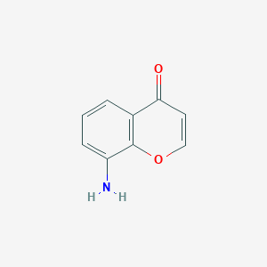 molecular formula C9H7NO2 B14019864 8-Amino-4H-chromen-4-one CAS No. 75487-99-9