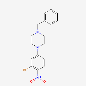 4-(4-Benzylpiperazin-1-yl)-2-bromonitrobenzene
