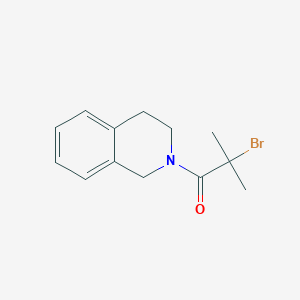 molecular formula C13H16BrNO B1401996 2-(2-Bromo-2-methylpropanoyl)-1,2,3,4-tetrahydroisoquinoline CAS No. 1225804-49-8
