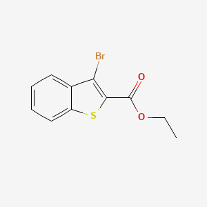 molecular formula C11H9BrO2S B14020154 Ethyl 3-bromobenzo[b]thiophene-2-carboxylate 