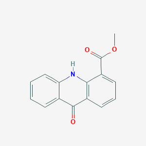 molecular formula C15H11NO3 B14020243 methyl 9-oxo-10H-acridine-4-carboxylate 