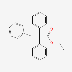 molecular formula C23H22O2 B14020274 Ethyl 2,2,3-triphenylpropanoate CAS No. 2902-59-2