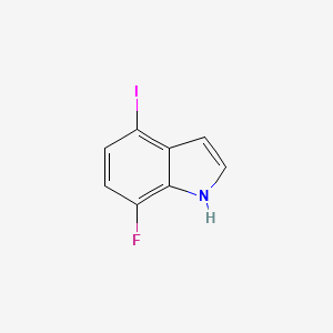 molecular formula C8H5FIN B1402029 7-Fluoro-4-iodo-1H-indole CAS No. 1360883-26-6