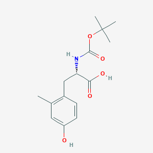 molecular formula C15H21NO5 B14020301 N-Boc-2-methyl-L-tyrosine 