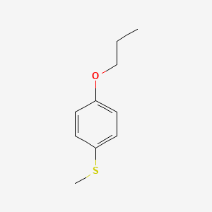 molecular formula C10H14OS B14020327 Methyl(4-propoxyphenyl)sulfane 