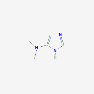 molecular formula C5H9N3 B14020387 N,N-dimethyl-1H-imidazol-5-amine 
