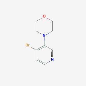 molecular formula C9H11BrN2O B1402041 4-(4-Bromopyridin-3-yl)morpholine CAS No. 1563533-04-9