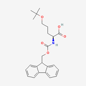 molecular formula C24H29NO5 B14020564 N-Fmoc-5-tert-butoxy-L-norvaline 