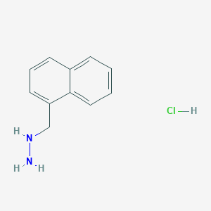 molecular formula C11H13ClN2 B1402078 (Naphthalen-1-ylmethyl)hydrazine hydrochloride CAS No. 94714-35-9