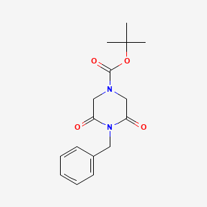 Tert-butyl 4-benzyl-3,5-dioxopiperazine-1-carboxylate