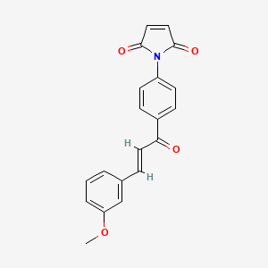 1-{4-[(2E)-3-(3-Methoxyphenyl)prop-2-enoyl]phenyl}-1H-pyrrole-2,5-dione