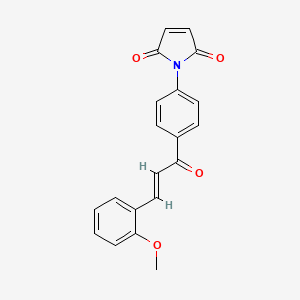 1-{4-[(2E)-3-(2-Methoxyphenyl)prop-2-enoyl]phenyl}-1H-pyrrole-2,5-dione