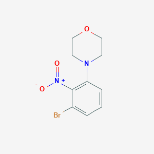 6-Bromo-2-morpholinonitrobenzene