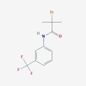 2-bromo-2-methyl-N-[3-(trifluoromethyl)phenyl]propanamide