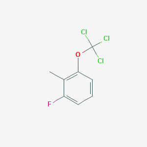 B1402128 1-Fluoro-2-methyl-3-(trichloromethoxy)benzene CAS No. 1404194-05-3