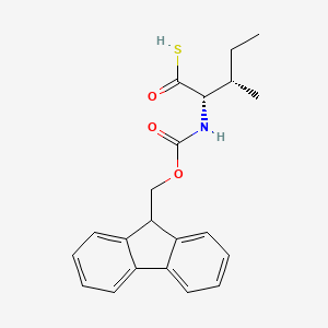 molecular formula C21H23NO3S B14021322 Fmoc-Ile-SH 