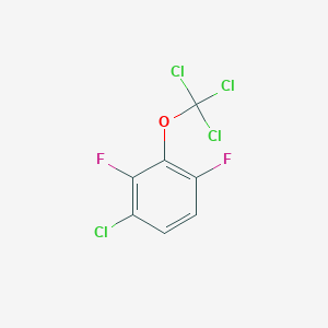 molecular formula C7H2Cl4F2O B1402144 1-Chloro-2,4-difluoro-3-(trichloromethoxy)benzene CAS No. 1404193-83-4